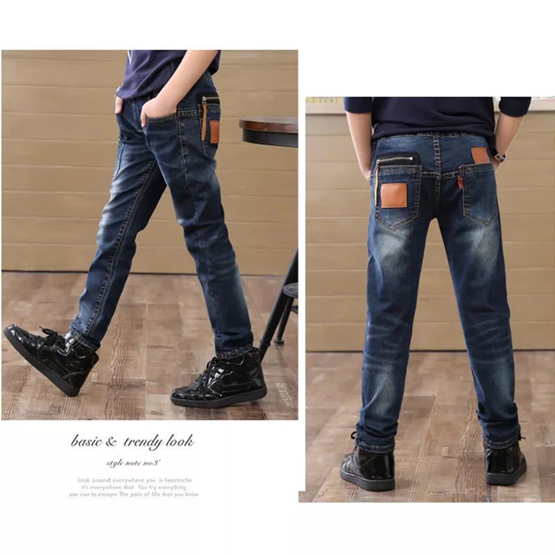 Jeanshose Dark Denim mit Hosenbund