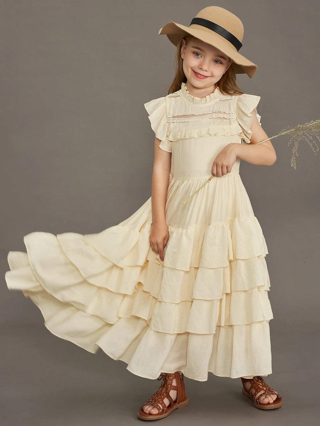 Traumhaftes Lagen-Sommerkleid für Mädchen