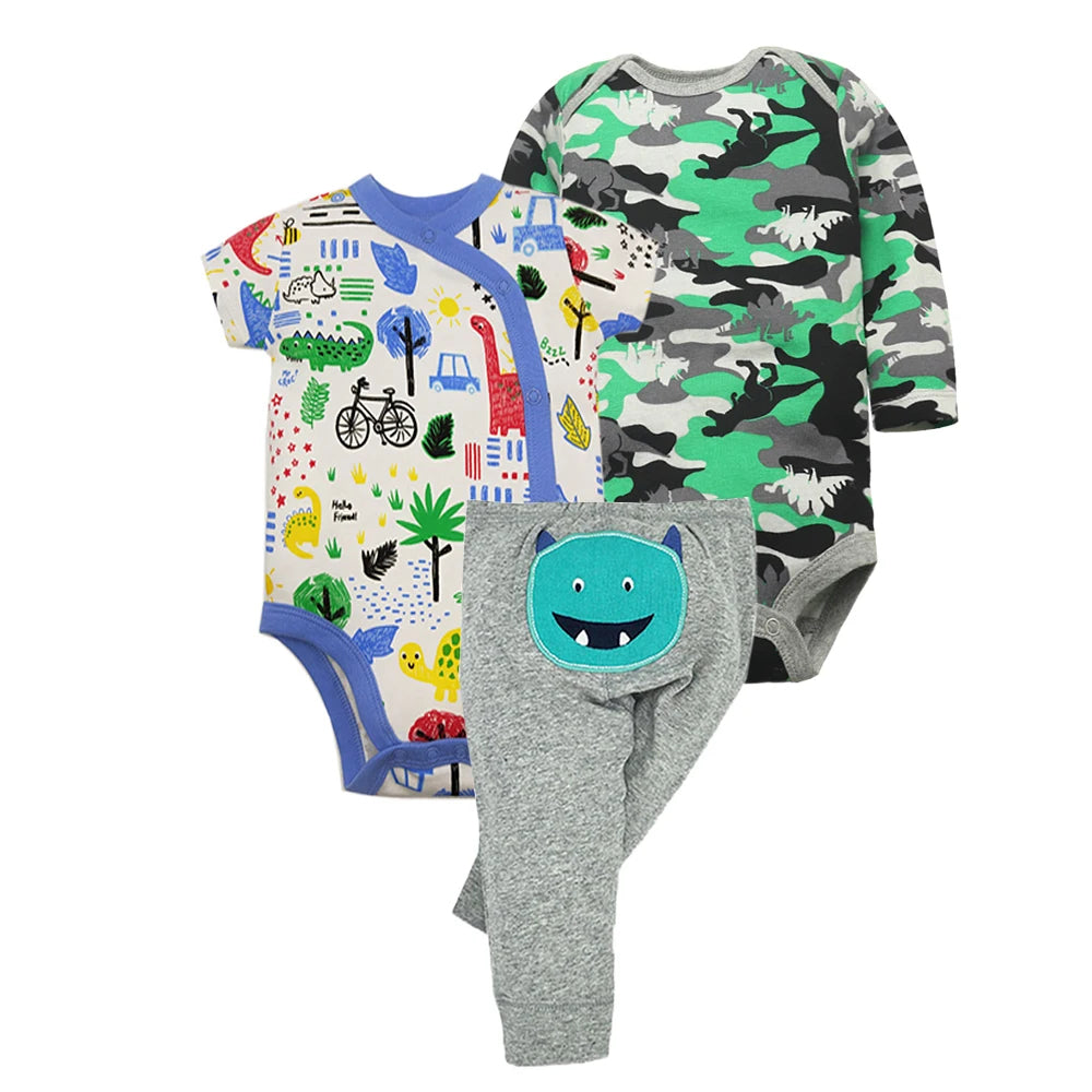 Baby Set 3-teilig für Jungen in verschiedenen Designs