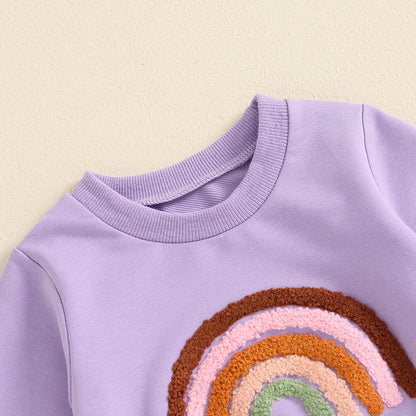 Baby Set 2-teilig für Mädchen | Regenbogen