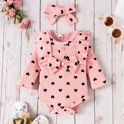 Baby Set 3-teilig für Mädchen | Sweet Heart