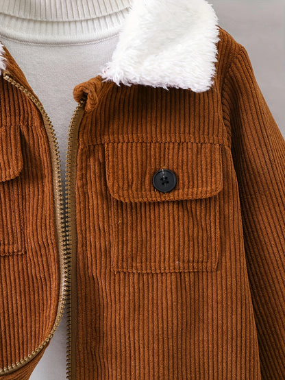 Kuschelweiche Cordjacke "Abenteuerzeit" für Jungen