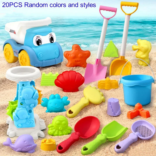 20-teiliges Sandspielzeug-Set – Farbenfroher Spielspaß