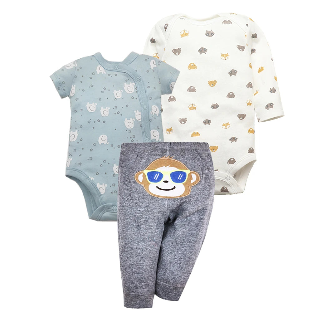 Baby Set 3-teilig für Jungen in verschiedenen Designs