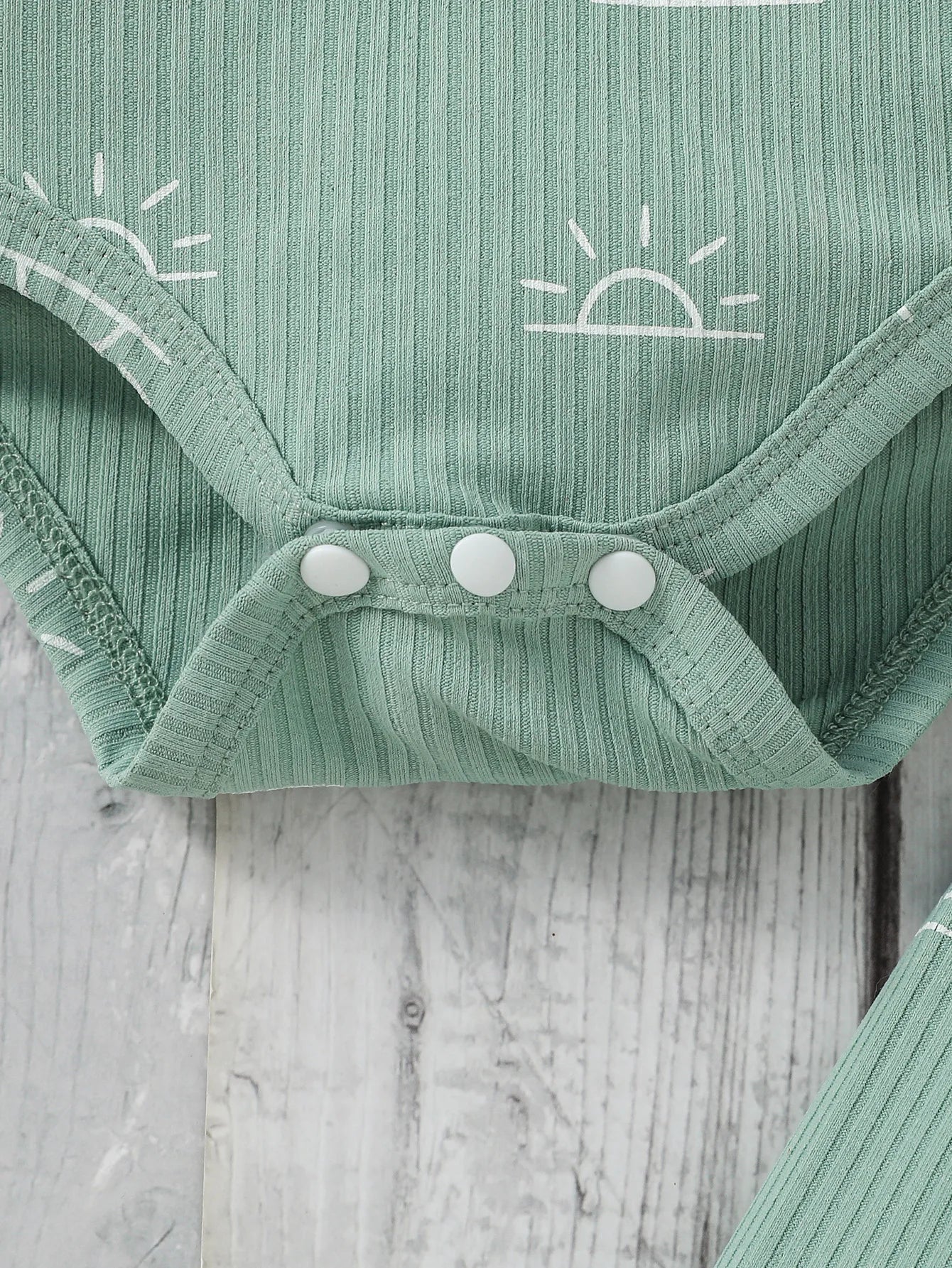 Baby Jungen 2-teiliges Outfit mit Sonnen-Print – Body & Hose