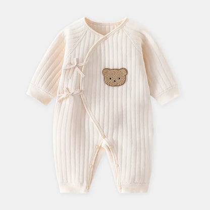 Wickeloverall für Neugeborene | Bär