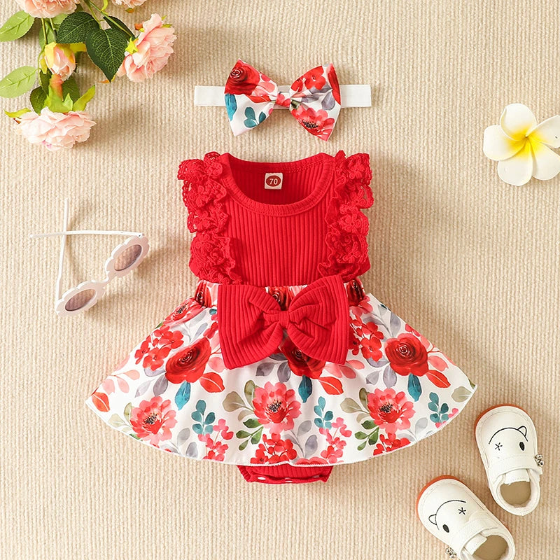 Babykleid „Blütenzauber“ – Süße, ausgefallene Babymode für Mädchen