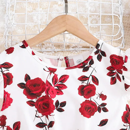 Rosentraum Kinderkleid – Eleganz für kleine Prinzessinnen
