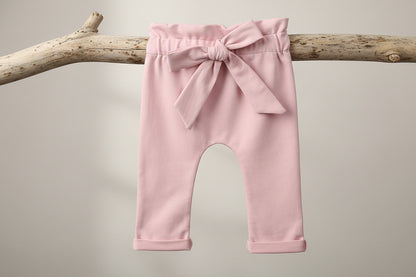 Baby Mädchen Set mit Lochstickerei & Schleifenhose
