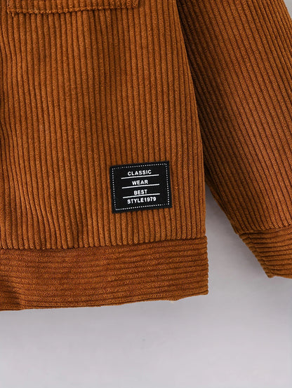 Kuschelweiche Cordjacke "Abenteuerzeit" für Jungen