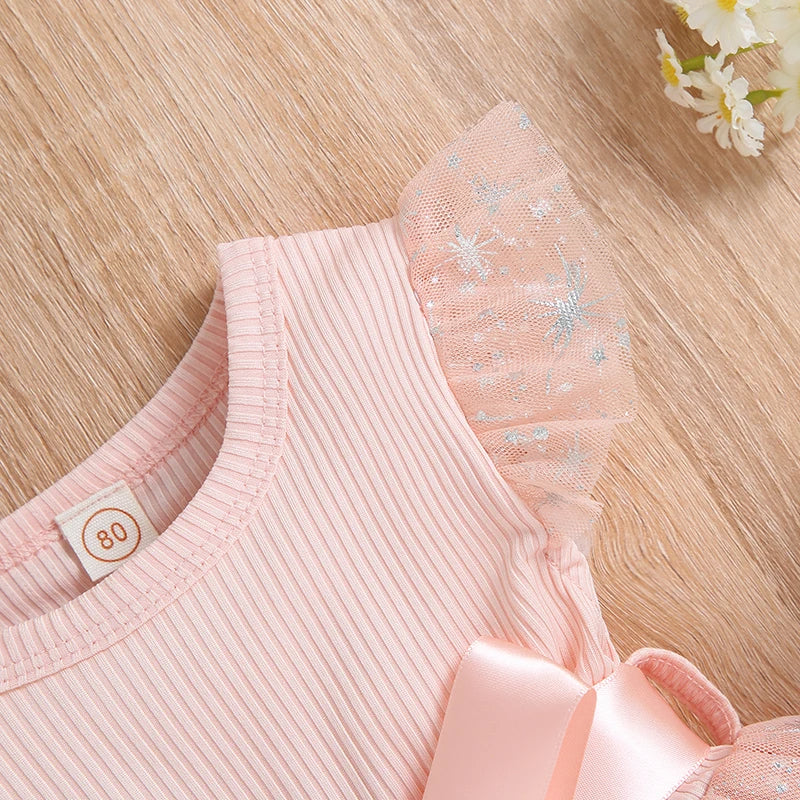 Kleid Ärmellos in Rosa & Lila | Little Star