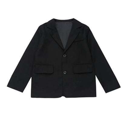 Blazer einfarbig in Schwarz für Kinder