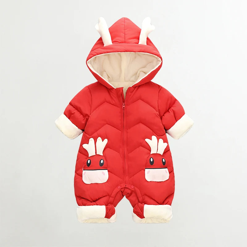 Kuscheliger Baby-Winteroverall "Kleiner Abenteurer"