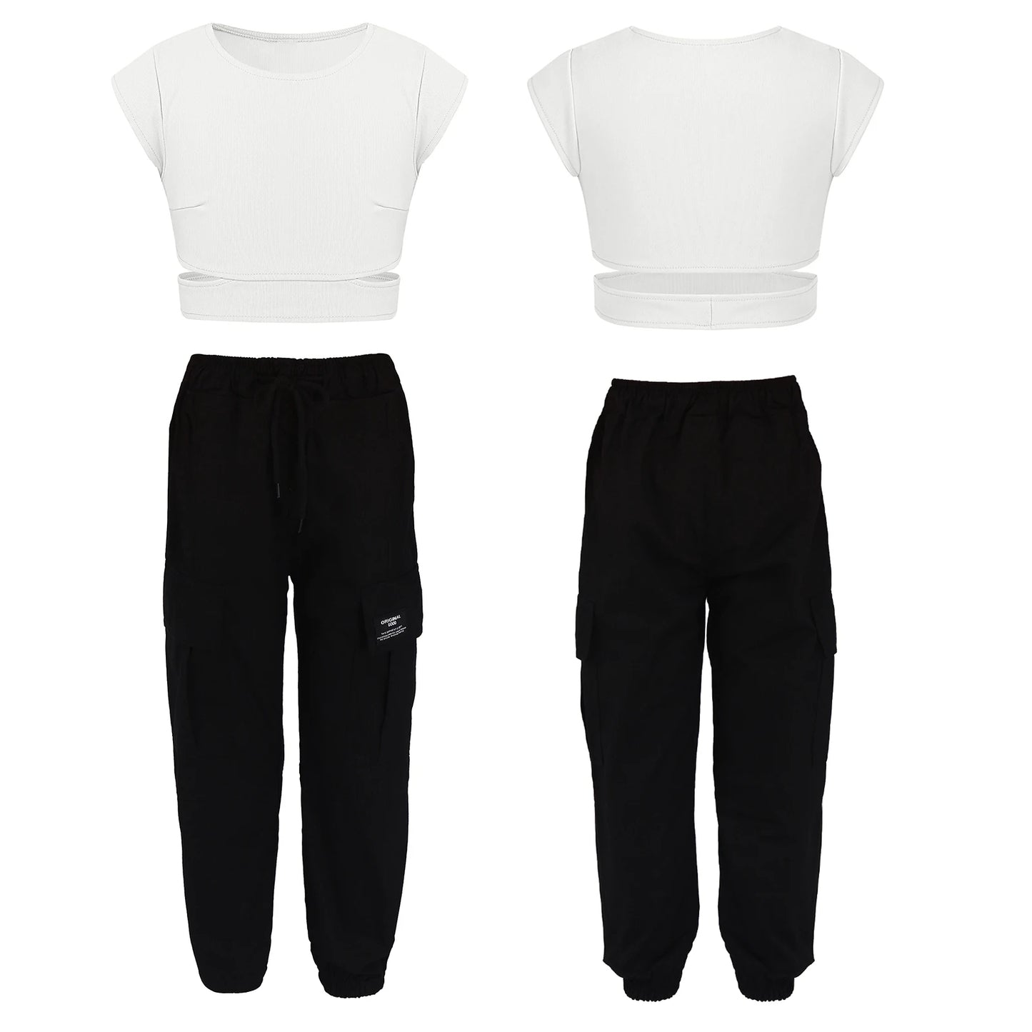 Set für Mädchen | Top & Cargohose