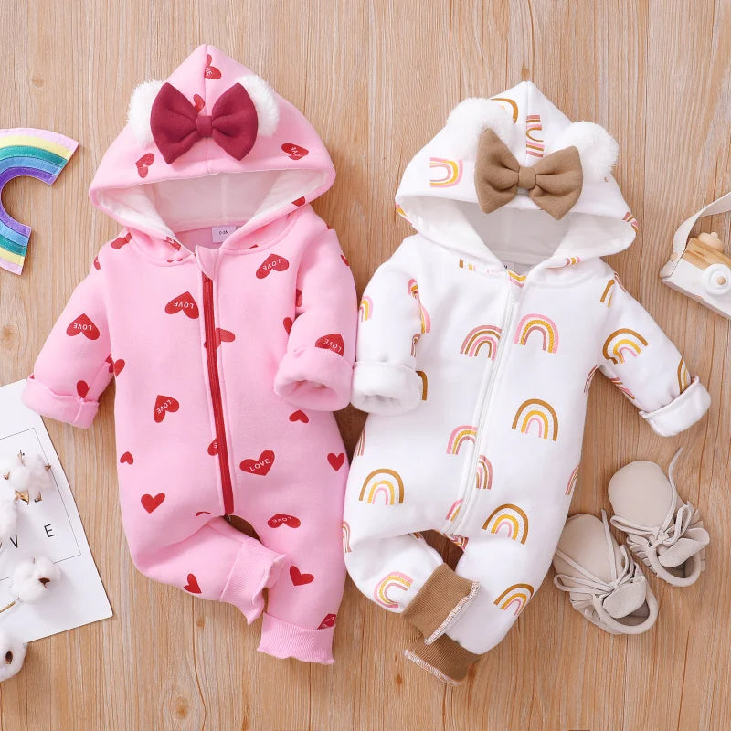 Baby Overall mit Kapuze | Little Sweet Heart