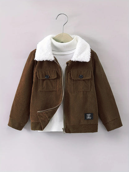 Kuschelweiche Cordjacke "Abenteuerzeit" für Jungen