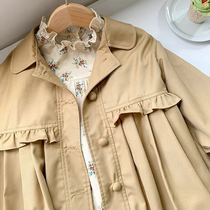 Zauberhafter Kinder-Trenchcoat für Mädchen