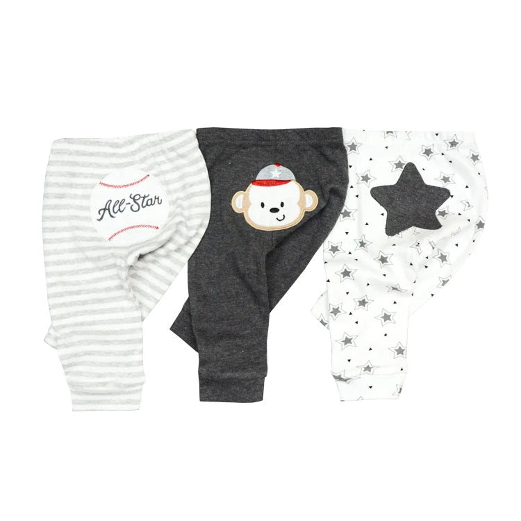 3 Jersey Hosen für Jungen | Babyhosen in verschiedenen Designs