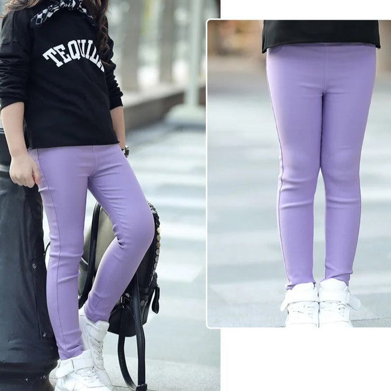 Jeggings mit Fleece-Innenleben einfarbig | Verschiedene Farben