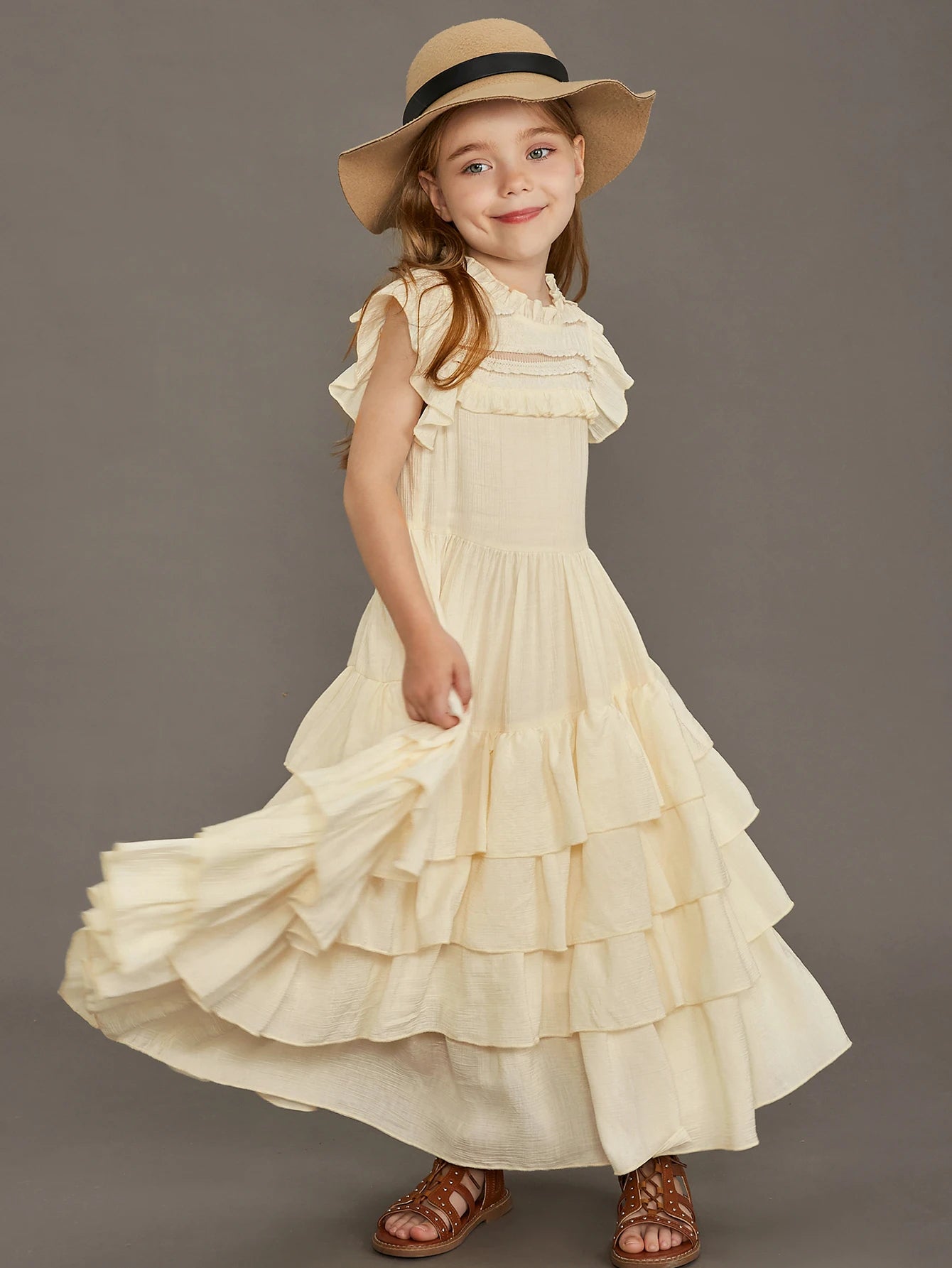 Traumhaftes Lagen-Sommerkleid für Mädchen