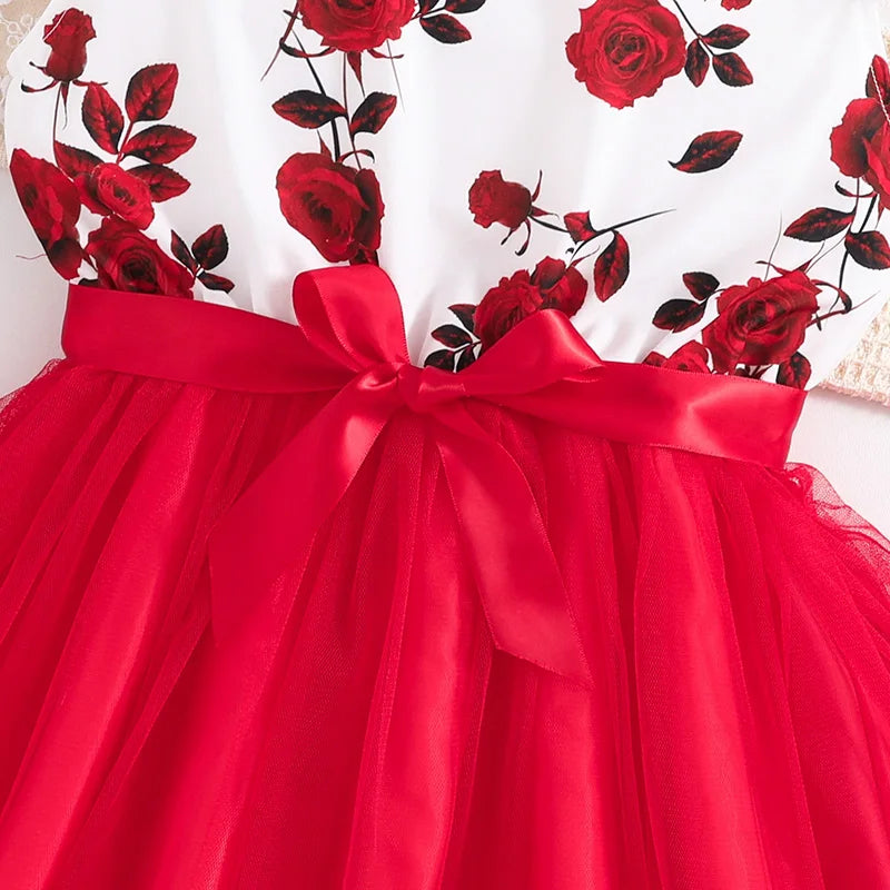 Rosentraum Kinderkleid – Eleganz für kleine Prinzessinnen