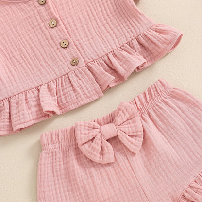 2-teiliges Baby Set – Süße Babymode für kleine Mädchen