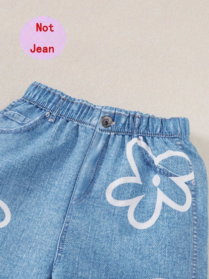 Blütenzauber-Set – Stilvolle Leichtigkeit für kleine Mädchen