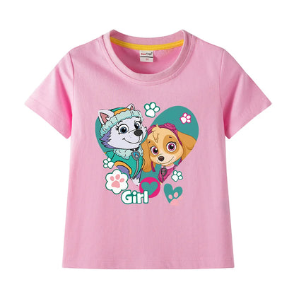 Mädchen T-Shirt in verschiedenen Farben