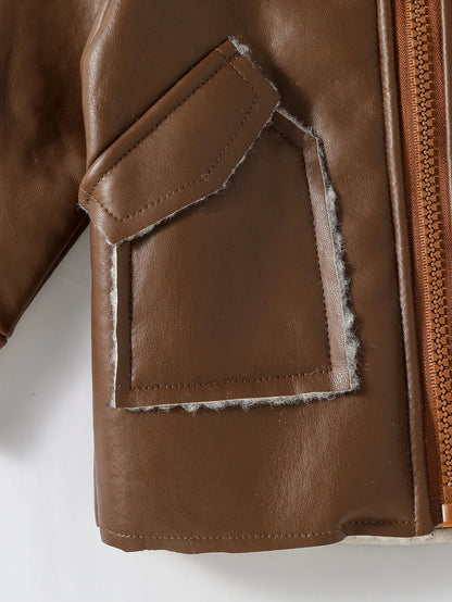Kuschelweiche Fliegerjacke für Jungen