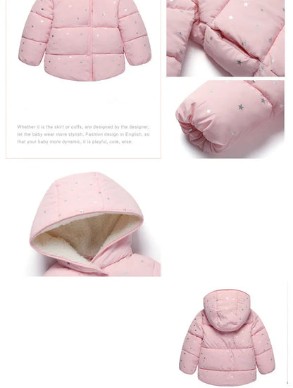 Winterjacke mit Kapuze / Innenleben aus Teddyfell