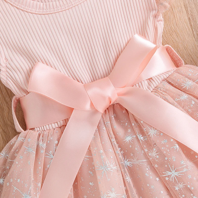 Kleid Ärmellos in Rosa & Lila | Little Star