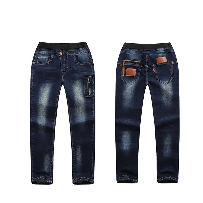 Jeanshose Dark Denim mit Hosenbund