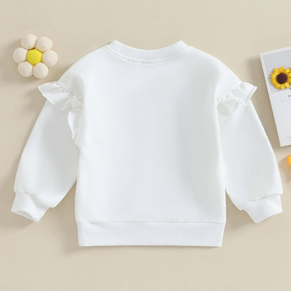 Kuschelweicher Rüschen-Sweater für Mädchen