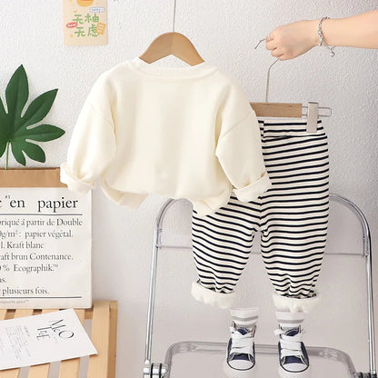 Trendiges 2-Teiler Kinder Outfit für Jungen mit Cartoon-Motiv