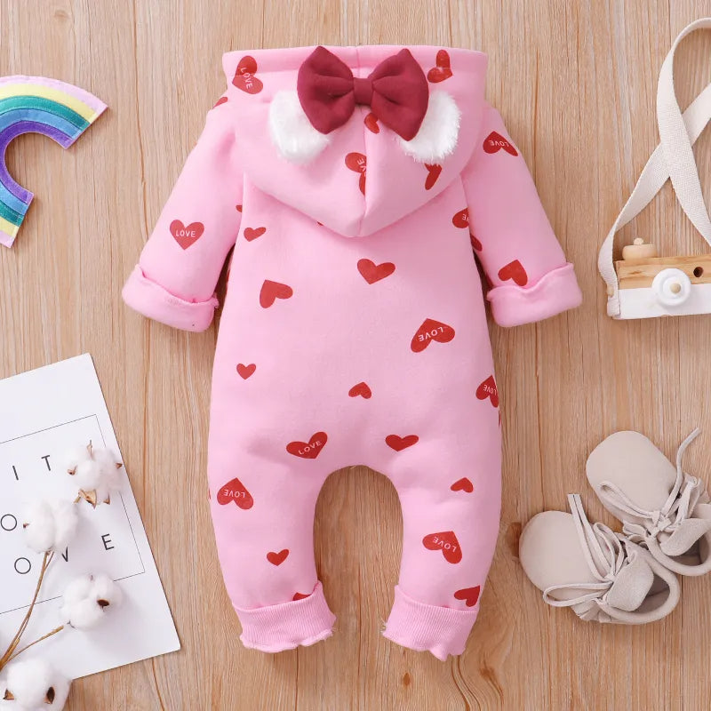 Baby Overall mit Kapuze | Little Sweet Heart