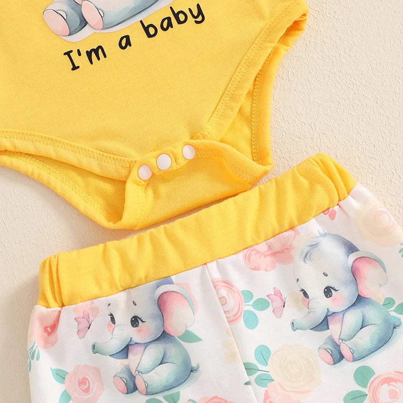 Elefantenzauber Baby-Set – Strahlender Komfort für die Kleinsten