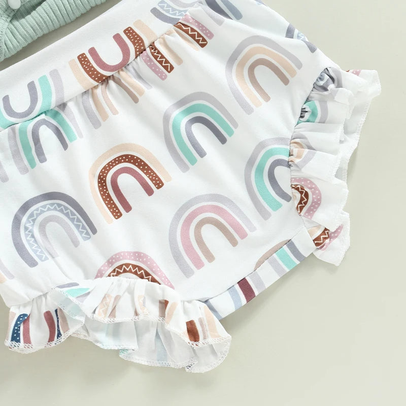 Set 3-teilig für Mädchen | Sommermode für Baby- und Kleinkinder