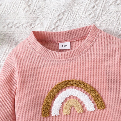 Regenbogen-Sweatshirt für Kinder – Farbenfrohe Gemütlichkeit von Modern Kid