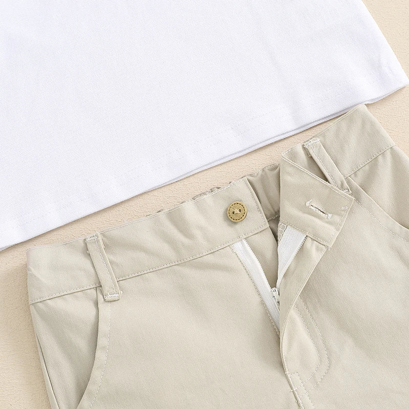 Jungen-Poloshirt & Shorts Set