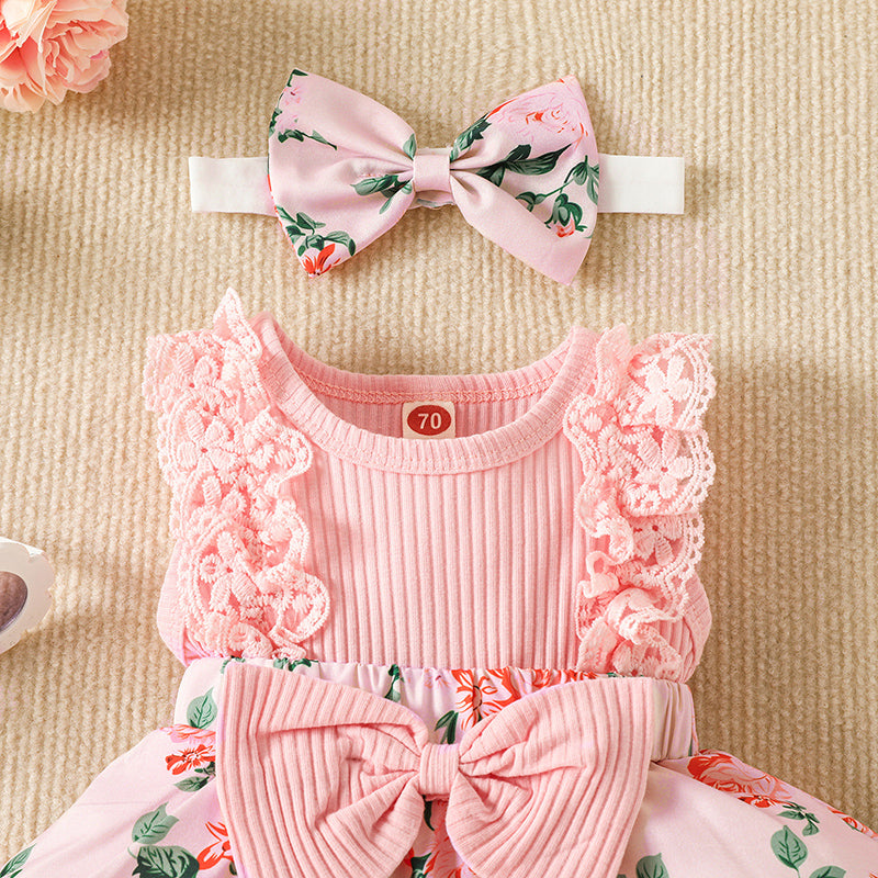 Babykleid „Blütenzauber“ – Süße, ausgefallene Babymode für Mädchen