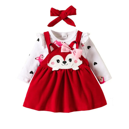 Baby Set 3-teilig Mädchen | Fuchs