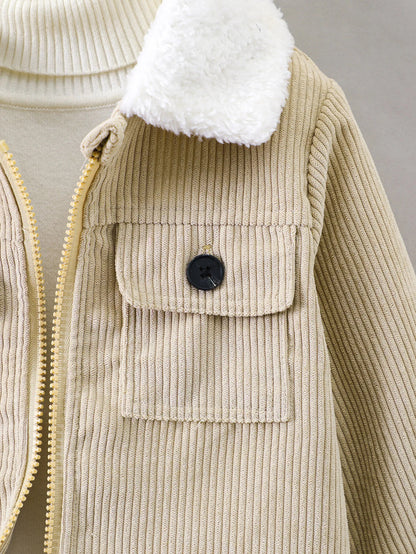 Kuschelweiche Cordjacke "Abenteuerzeit" für Jungen