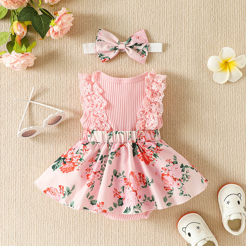 Babykleid „Blütenzauber“ – Süße, ausgefallene Babymode für Mädchen