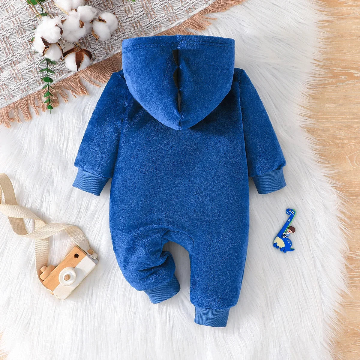 Kuscheliger Baby-Overall mit Tiermotiven