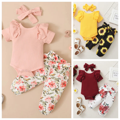 Blütenzauber Baby-Set – Stilvoller Komfort für die Kleinsten