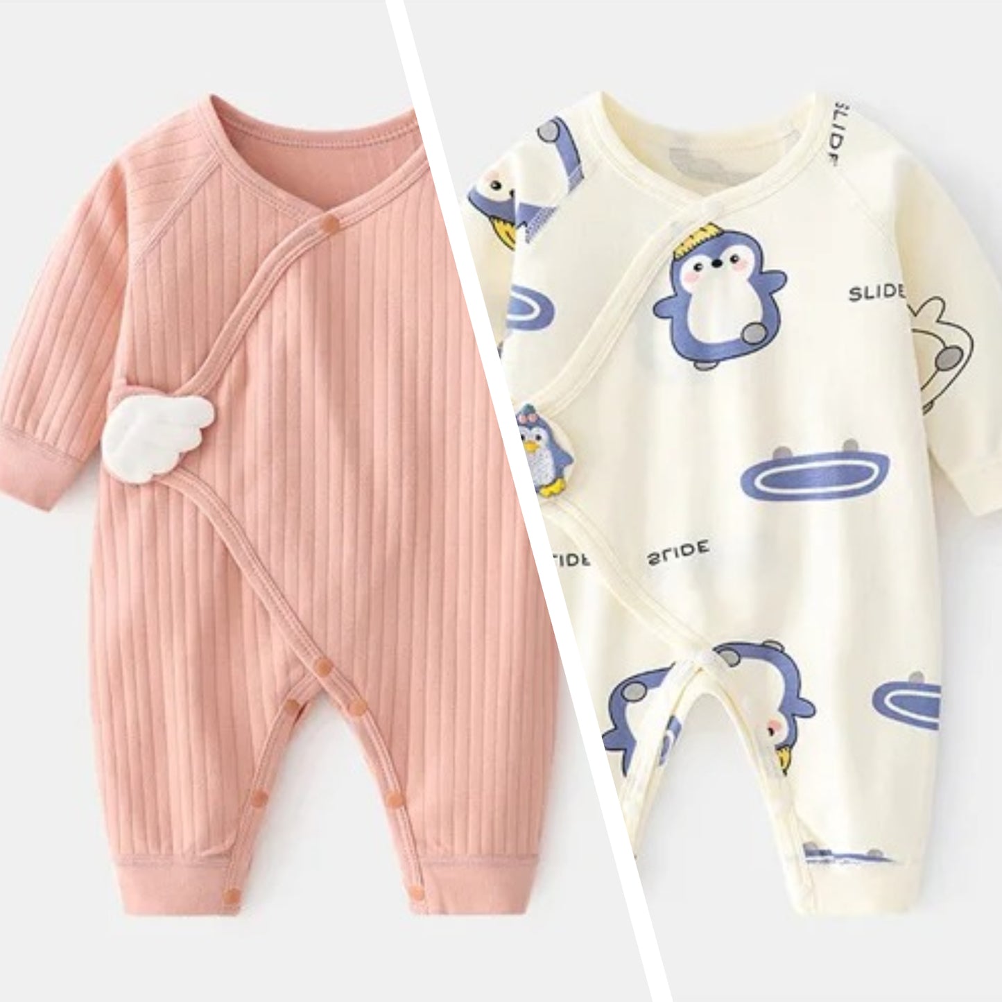 Kuschelweiche Träume - 2er Multipack Strampler für Babys