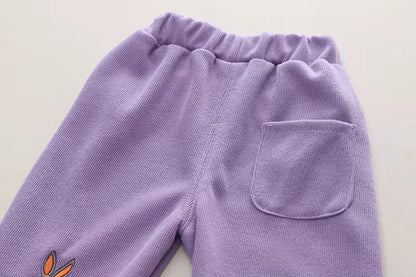 Zweiteiliges Kinder-Set „Häschen“ – Pullover & Hose aus Soft-Sweat