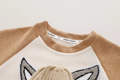 Zweiteiliges Kinder-Set „Häschen“ – Pullover & Hose aus Soft-Sweat