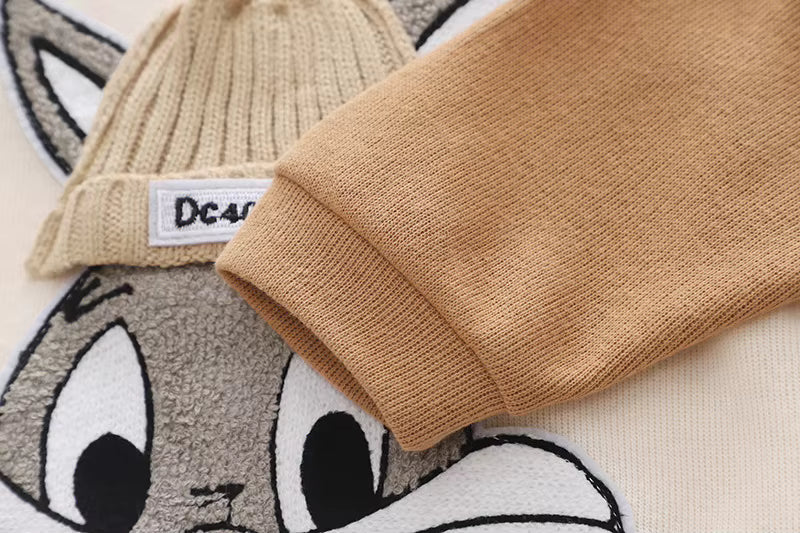 Zweiteiliges Kinder-Set „Häschen“ – Pullover & Hose aus Soft-Sweat