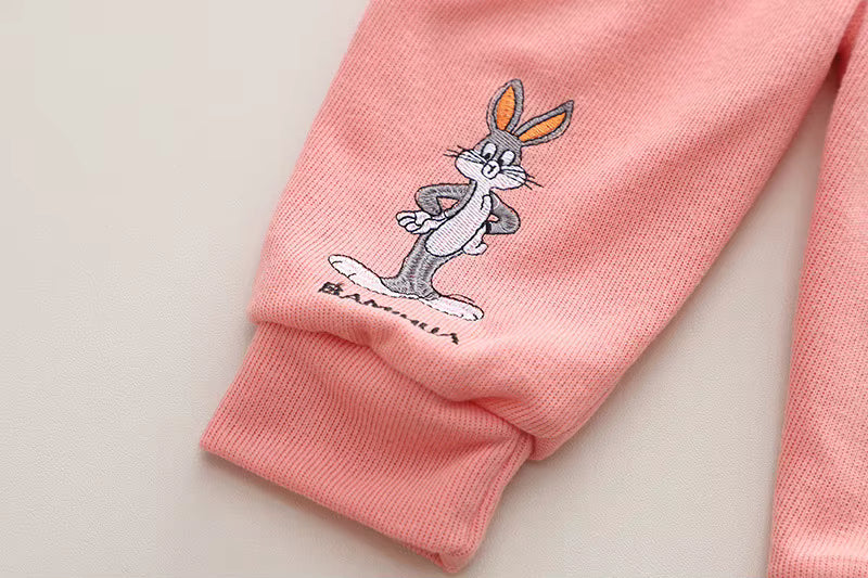 Zweiteiliges Kinder-Set „Häschen“ – Pullover & Hose aus Soft-Sweat